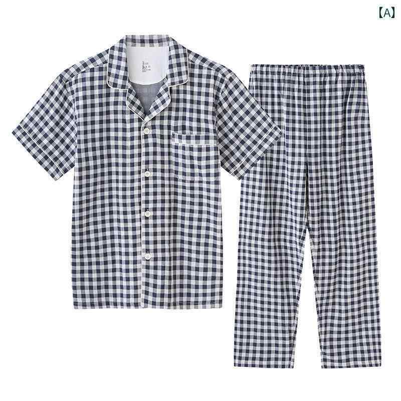 パジャマ　セット　スウェット カップル パジャマ レディース 夏 綿 半袖 ズボン メンズ 薄手 ホーム 服 スーツ 春秋