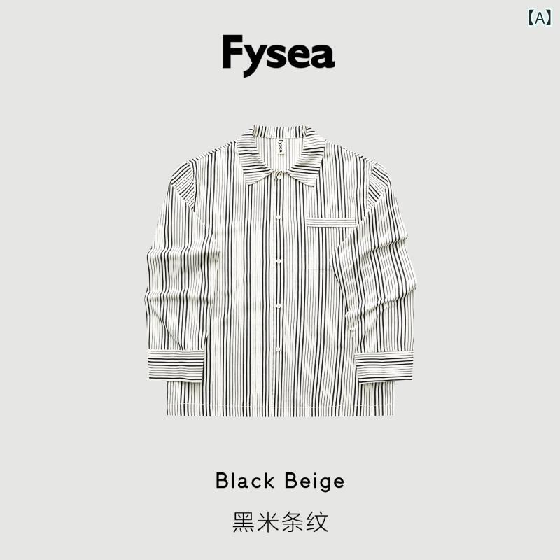 パジャマ 仕掛ける 流汗 Fysea 黒 米 特注 織り 縞模様 綿 飛び切り 老人ホーム御召しもの 烏兎 パジャマ 3点 仕掛ける 男女兼用 出かける 着