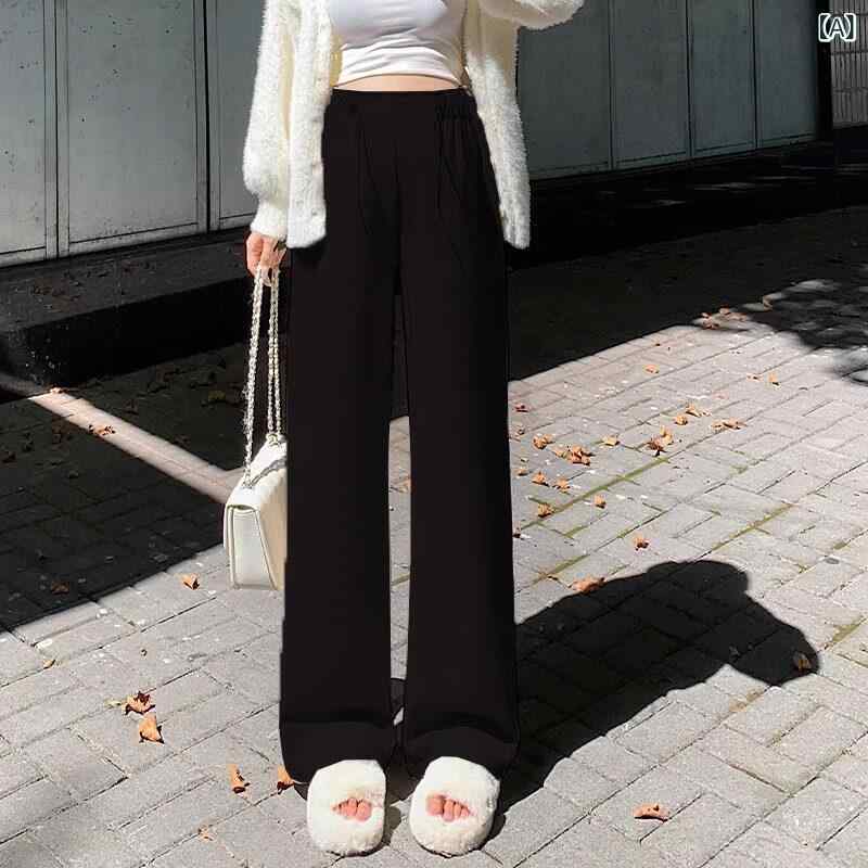 パンツ　スウェット　妊婦 マタニティパンツ 春夏 スタイル アウターウェア 2025 大きいサイズ 小さい サイズ 腹なし ストレート カジュアル ワイド レッグ パンツ 春 着