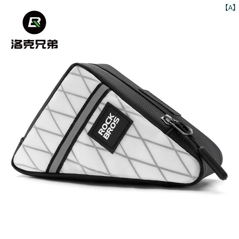 自転車　ホルダー　バッグ 自転車 ホルダー バッグ Locke Brothers ロード バイク クロス バー バッグ 小型 布 折りたたみ 自転車 三角形 ツール 収納 サイクリング 用品
