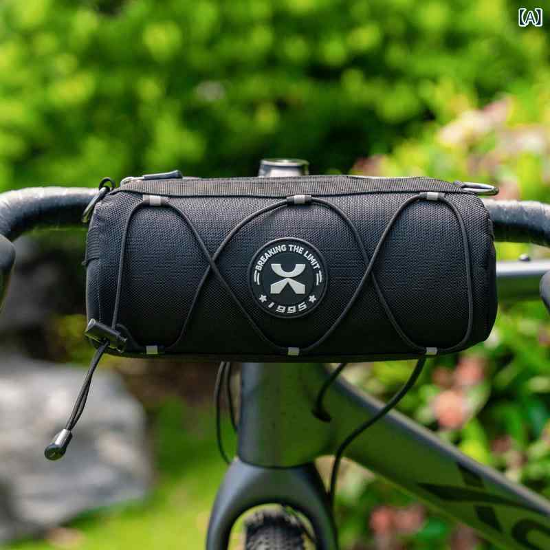 自転車　ホルダー　バッグ Xidesheng 自転車 バッグ フロント ハンドル バー チューブ マウンテンロード バイク 防水 ビーム スマートフォン サドルバッグ