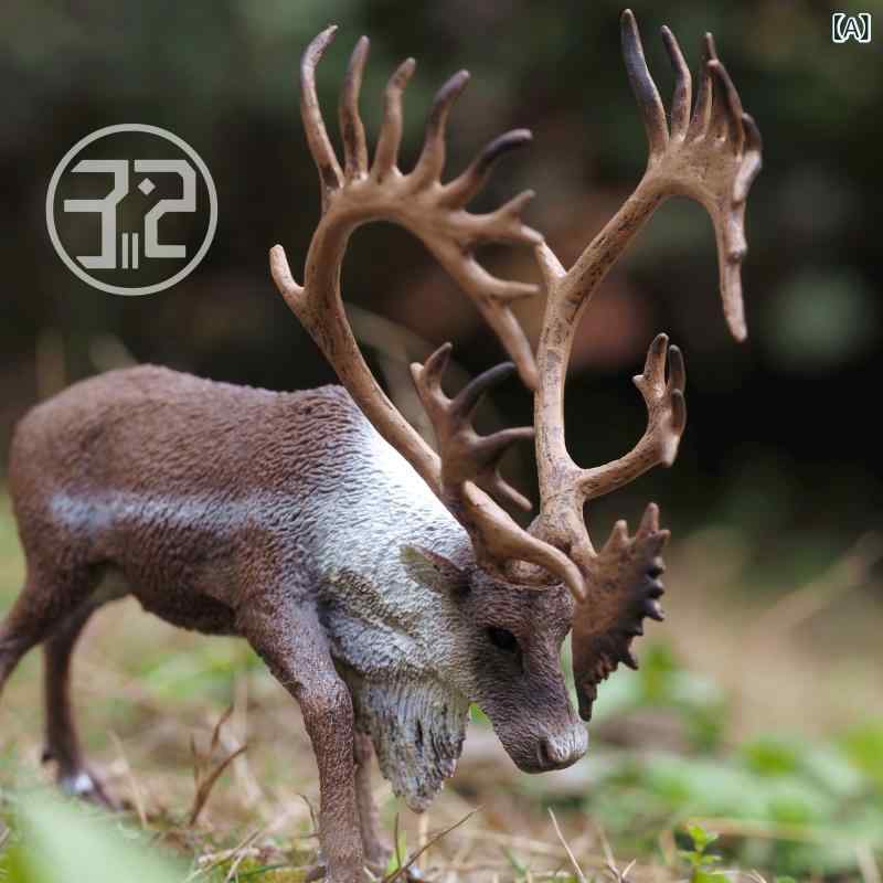 おもちゃ　動物　かわいい 北 アメリカ トナカイ CollectA I あなた 彼 シミュレーション 野生 動物 玩具 教材 88709