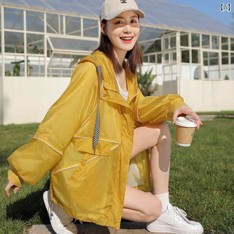 パーカー 薄っぺら 心地よい 2025夏 長袖 日焼押しとどめる 服 レディース 並み並み 丈 妖精 薄っぺら 厚地の外套 ジレー 韓国 今めかしい はたご屋
