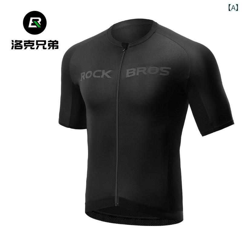パンツ　スポーツ　ランニング ロック ブラザーズ サイクリング スーツ 夏用 半袖 トップ ショーツ メンズ マウンテンバイク ロード スポーツウェア