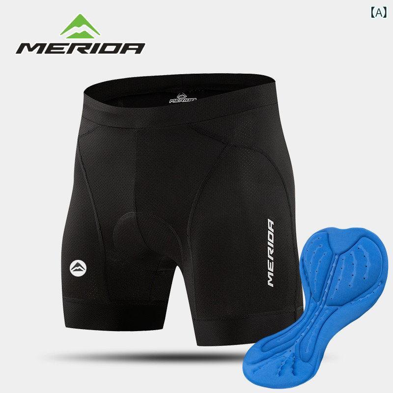 スポーツ　パンツ　フィットネス メリダ サイクリング アンダーウェア ショーツ マウンテンバイク ロード バイク パンツ スポンジパッド 通気性 男女兼用 自転車
