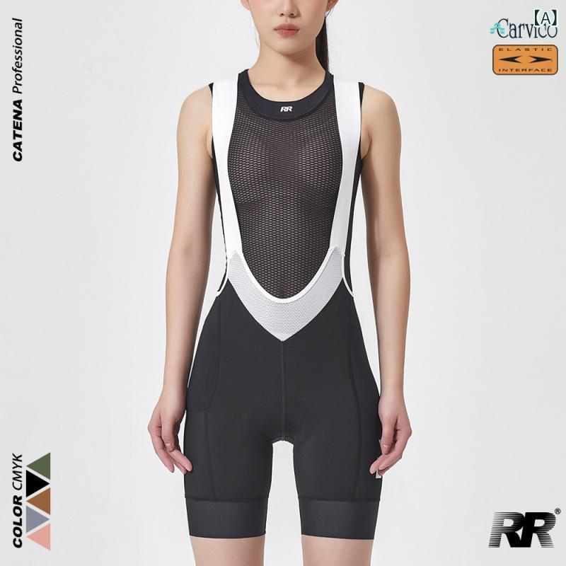 スポーツ　パンツ　フィットネス RR 2024 夏 ダブルアロー ビブ サイクリング パンツ レディース ショーツ ロード サイクリングウェア