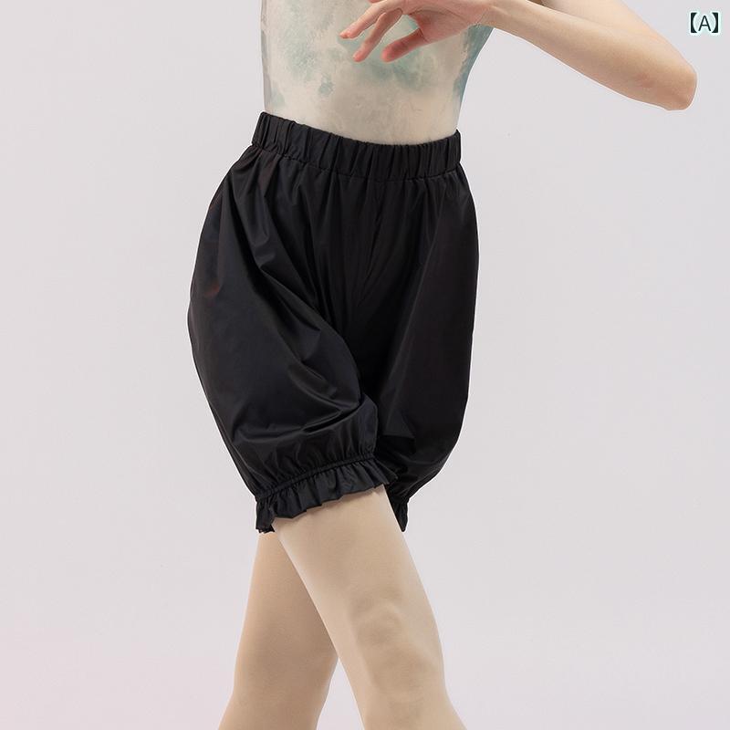 レディース　レギンス　フィットネス Fubo ダンス パンツ トレーニング 大人 女性 バレエ トレーニングウェア ショーツ レギンス ミドル 丈 ブルマー ボディシェイプ