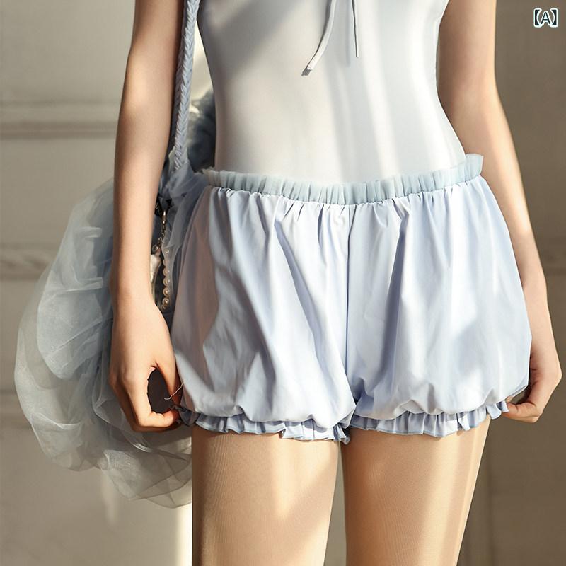 レディース　ショーツ　レギンス danzbaby バレエ ショーツ 女性用 サイレント 暖かい アップ ダンス サウナ ヒーティング パンツ パンプキン B 288
