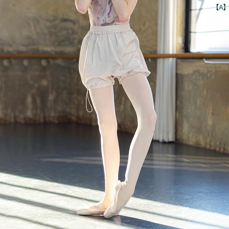 レディース　ショーツ　レギンス danzbaby バレエ 暖かい アップ パンツ トレーニング ショーツ 加熱 パンプキン 薄手 ソフト 大人 ダンス スウェットパンツ B 195