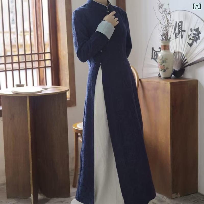 ドレス　チャイナ　レディース 価格と 韓国 商品 ステーション 2025 春秋 チャイナ ドレス 漢服 チャイナ風 カジュアル パンツ セット