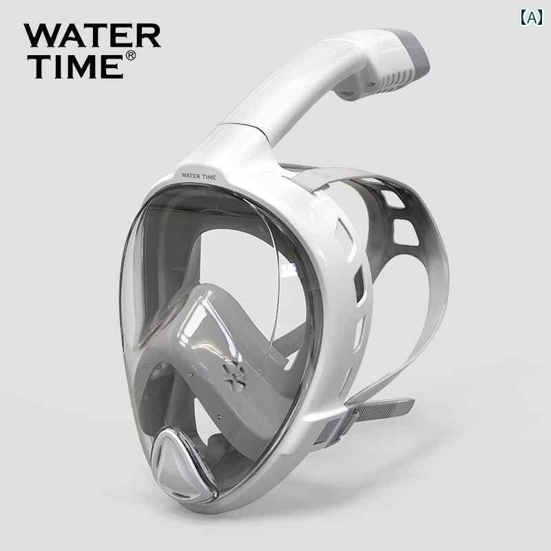 シュノーケリング　ゴーグル　マリンスポーツ WaterTime ダイビング 器材 シュノーケリング マスク サンボ 水中 呼吸 器 スイミング ゴーグル フリー チューブ