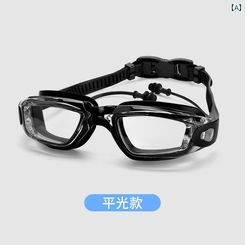 シュノーケリング　ゴーグル　スポーツ プロ スイミング ゴーグル 防水 防 曇高 解像度 女性用 近視 ダイビング 機器 耳 栓 一 体型 男性用