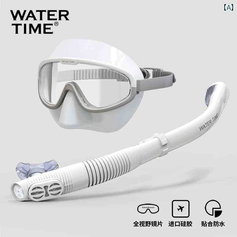 シュノーケリング　ゴーグル　スポーツ WaterTime シュノーケリング 3つの 宝物 フル ドライ 呼吸 チューブ スーツ 男女兼用 ダイビング マスク 水泳 ゴーグル 水中 装備 8,316円