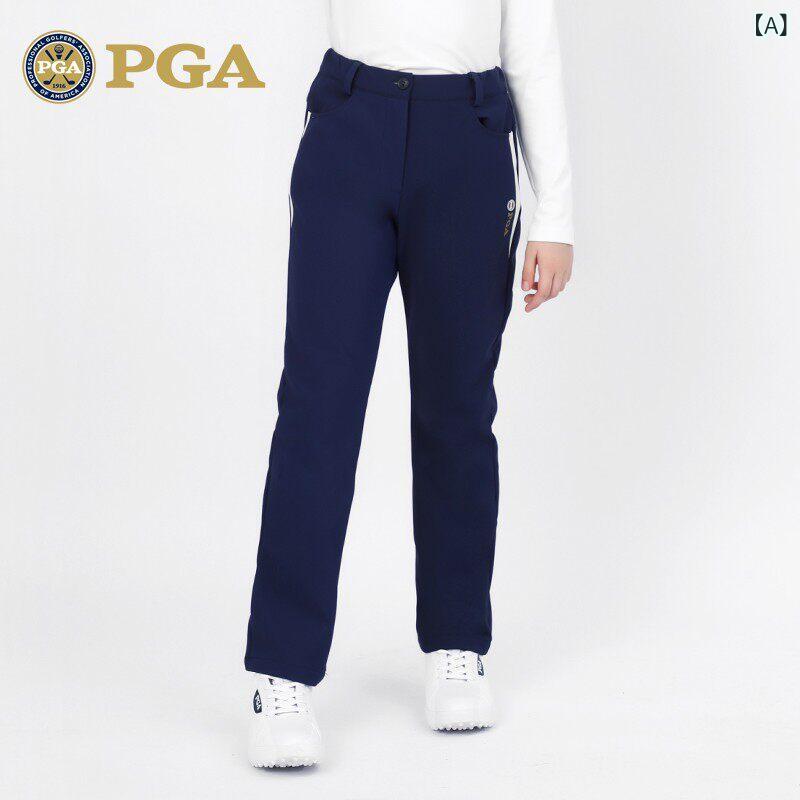 ゴルフ　ウェア　子供 アメリカ PGA 子供用 ゴルフ パンツ 女の子 秋冬服 スポーツ 加熱 裏地 暖かい ボール｜SEIYUショップ