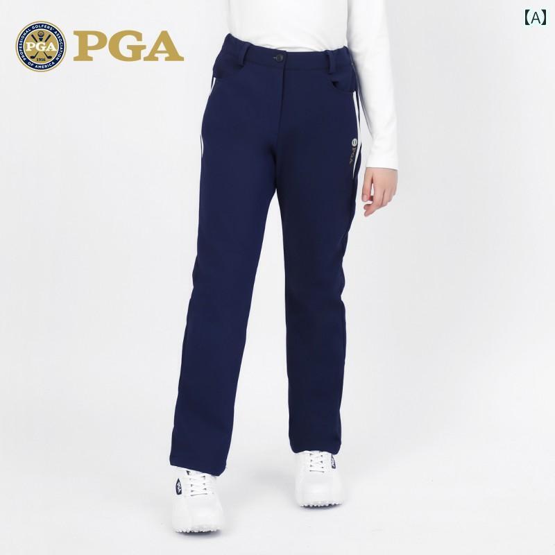 ゴルフ ウェア スポーツ アメリカ PGA 子供用 ゴルフ パンツ 女の子 秋冬服 スポーツ 加熱 裏地 暖かい ボール