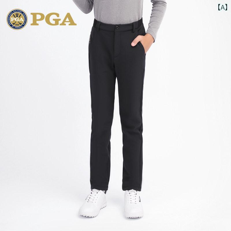 ゴルフ ウェア スポーツ アメリカ PGA 子供用 ゴルフ パンツ 衣類 秋冬 スポーツ 男の子 伸縮性 ベルト ボール|SEIYUショップ