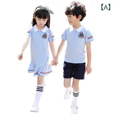 ゴルフ　ウェア　スポーツ 子供 男の子用 ゴルフウェア ゴルフ ユニフォーム 速乾 半袖 トップス ショート パンツ 女の子用 ワンピース