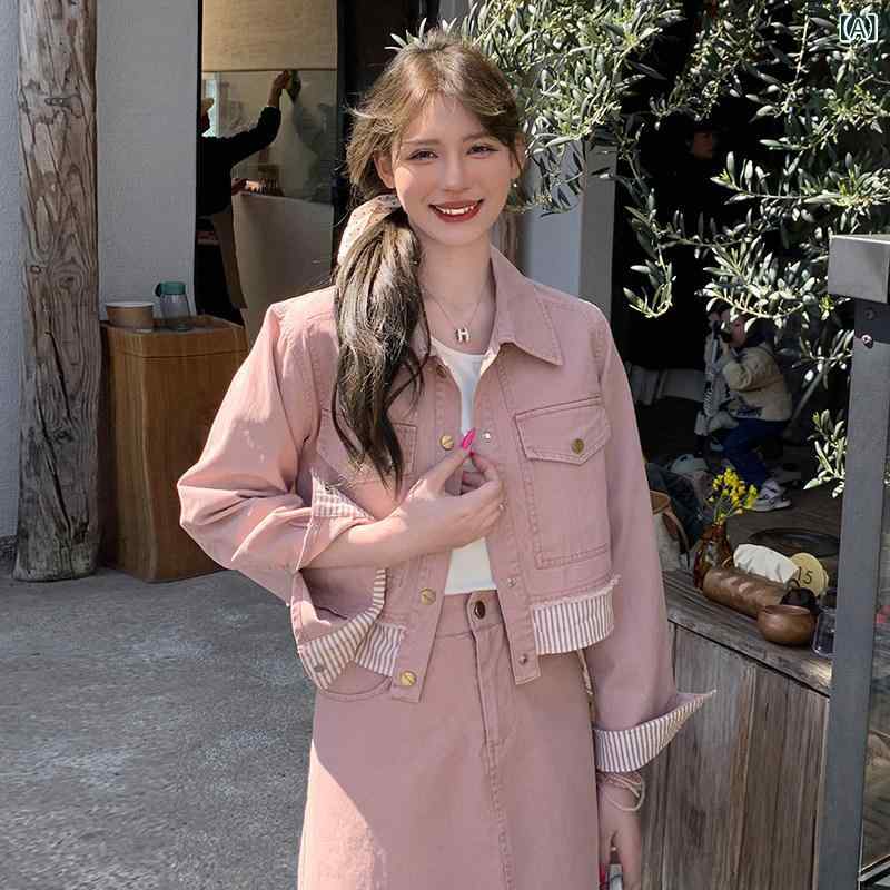 レディース 心地好い 御召しもの サクラ色の 御役目着 上衣と スコート 背広 成人女性用 流行り物 2025 春 百貨店 火の手 ソルト 御召しもの コンプリートセット