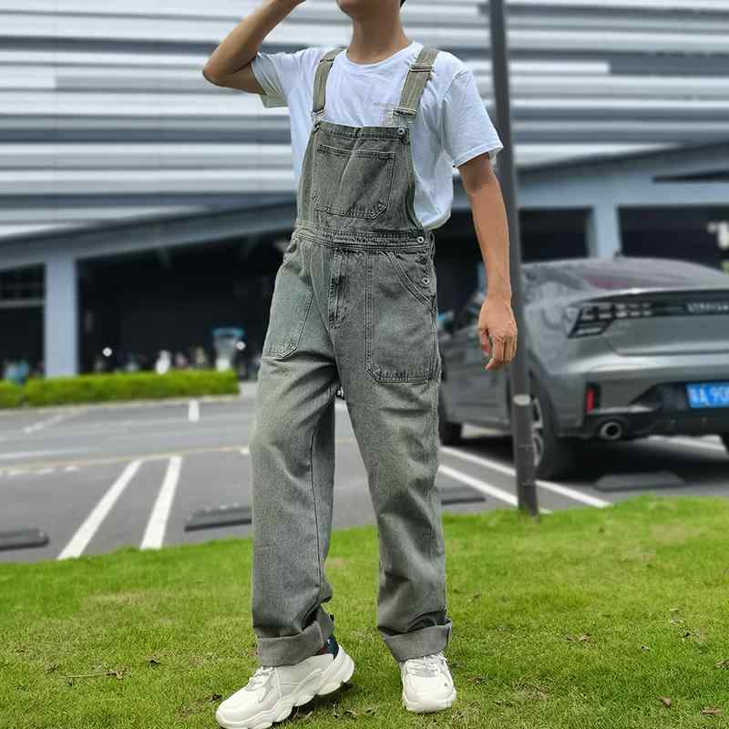 オーバーオール メンズ レディース デニム サロペット 大きいサイズ ワークパンツ アメカジ ヴィンテージ ストレート ストリート ゆったり ワイド ロングパンツ 作業着 おしゃれ 春夏 秋冬