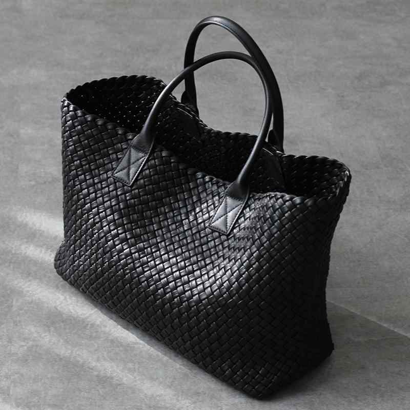 レディース　バッグ　ハンド 魂 レベル とても 質感が ! 通勤用 バッグと して 最適ですに 手編みの クラシック ハンドバッグ トートバッグ