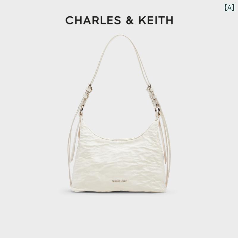 レディース 御徒面子 お手て CHARLES \u0026ampamp KEITH 春夏 レディース御徒面子 CK 240271360 シワ 工業 蝋涙 なめし革 手持ち 肩肉 アンダー 手 御徒面子 亭主もち