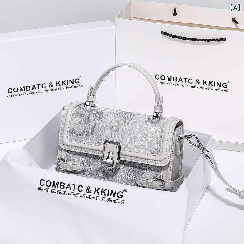 レディース 御徒面子 御手々 COMBATC \u0026ampamp KKING 月あかり トレジャーボックス 御徒面子 レディース 2025 ハイエンド 軽さ ラグジュアリー ハンドバック 差し上げ物 バッグ-バッグ・小物・ブランド雑貨