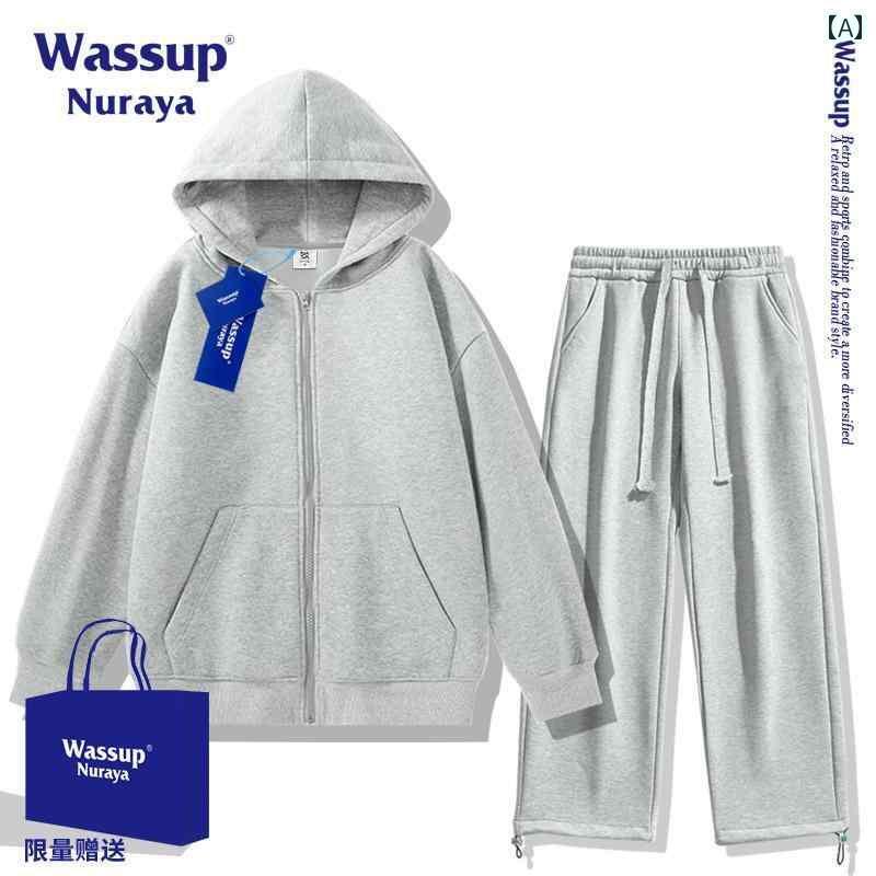 レディース 心地好い トップス WASSUP 無地 ジレー スウェーター ズボン下 背広 男女兼用 ワンセット 2024新 秋冬 心地好い 上衣