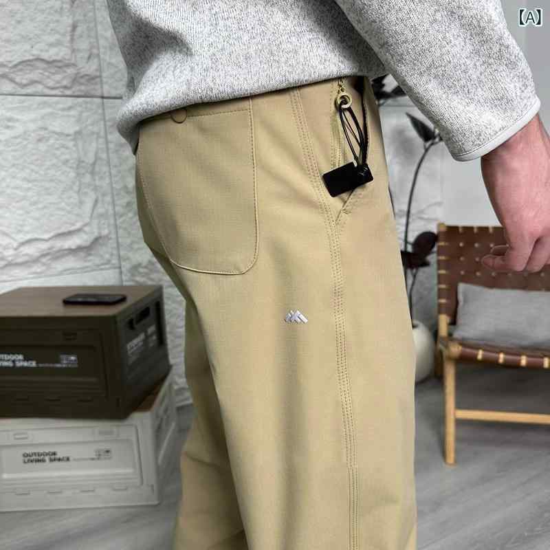 メンズ　ズボン　カジュアルパンツ スリープ ルーフ ソフト シェル アサルト パンツ メンズ 2025 春夏 薄手 メンズパンツ ストレート カジュアル ワークパンツ