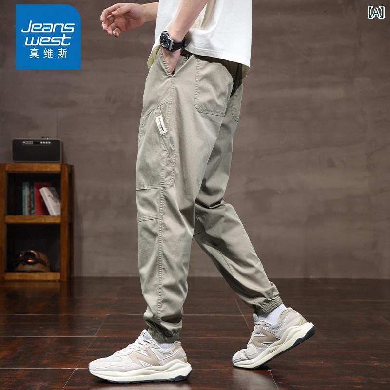 メンズ　ズボン　カジュアルパンツ Jeanswest 2025 メンズ カジュアル パンツ 春夏 万能 ワークウェア スポーツ