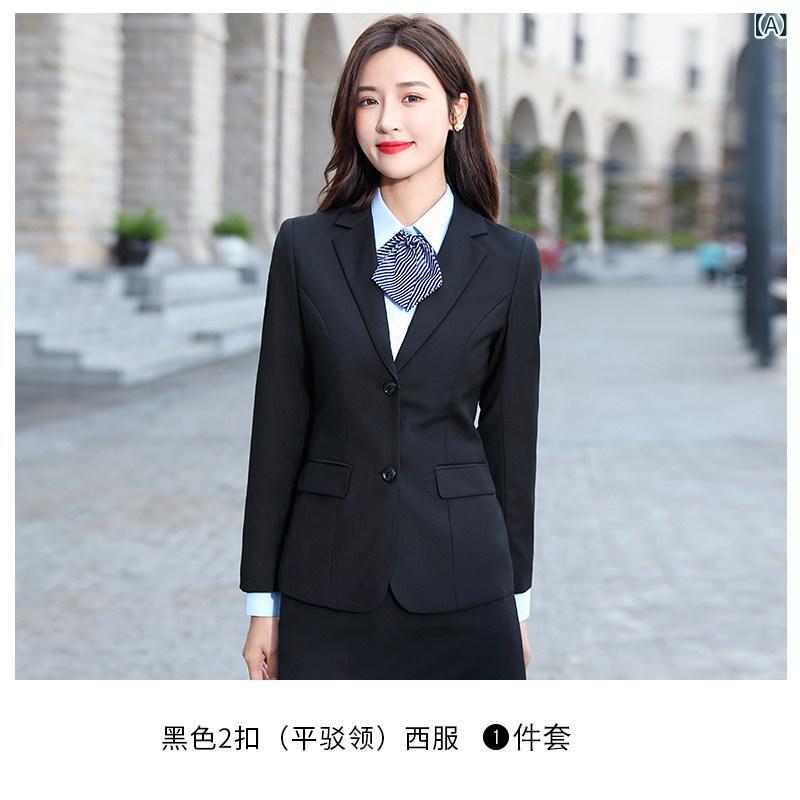 やり方服 細工物御召しもの ユニ一発やる メンズ レディースの 労働者階級な 商行為 背広 同じ 表現スタイル 会社組織 管理すること者 公務 員の やり方着 フォーマルな 青と 黒