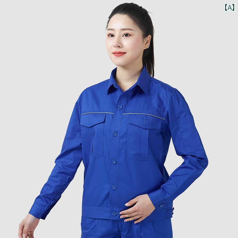 進め方服 細工物御召しもの ユニ一発やる 夏用の 薄っぺらの 帯電 押しとどめる 長袖 進め方着 男女兼用 重油 舎密学 工業プラント 進め方 場の 耐 腐蝕させる性 防御すること 服