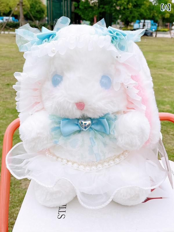 ぬいぐるみ　人形　おもちゃ　 の ロリータ 耳の 長い ウサギの 人形 ぬいぐるみ かわいい ガーランド ウサギ 睡眠 ギフト