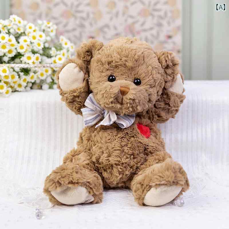ぬいぐるみ あやつり人形 手あそび  ガブリエル 愛くるしい 熊の ぬいぐるみ 寝かし つけ 枕 あやつり人形 お嬢さん 生まれ落ちる日 差し上げ物
