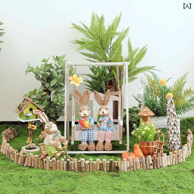 装飾　飾り　ディスプレイ 庭の 屋外 中庭の 装飾品 ブランコ 花輪 フレーム 装飾 幼稚園 コミュニティ ホームステイ 公園 造園 レイアウト アクセサリー
