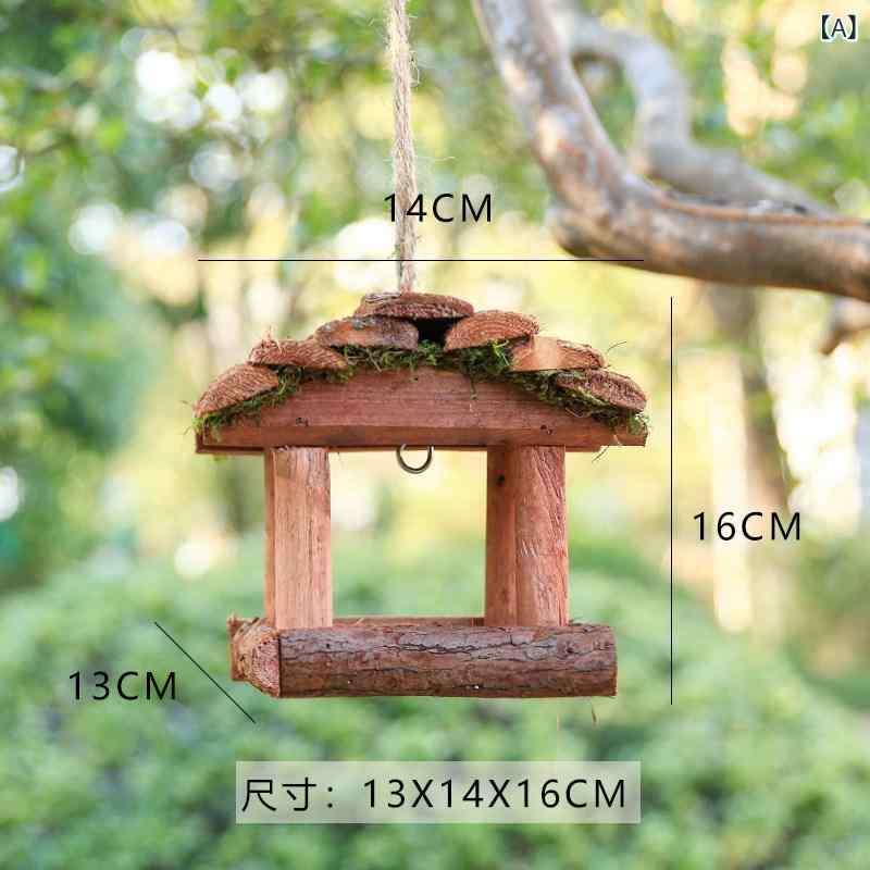 装飾 飾り ディスプレイ 木製の 鳥の 巣の 屋外 装飾品 庭の 中庭の 別荘の レイアウト 森の 装飾 マイクロ ランドスケープ 自然の コーナー 空中|SEIYUショップ