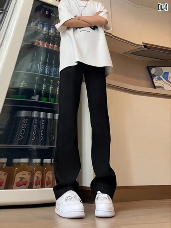 デニム　ジーンズ　レディース ライト ブルーの ベガー リップ ド ジーンズ メンズ サマー トール スリム パンツ アメリカンな 雰囲気の マチェーテ フレア