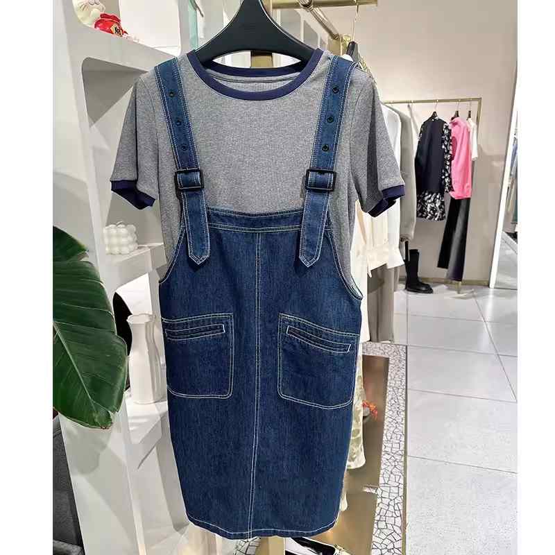 ワンピース レディース ジャンパースカート 鞄 デニム サロペット ゆったり 体型カバー 着痩せ 大きいサイズ ロング丈 ノースリーブ カジュアル マキシ丈 お出かけ 普段使い 通勤用 シンプル 無地 おしゃれ 柔らかい 快適 綿混 オールシーズン 季節｜SEIYUショップ