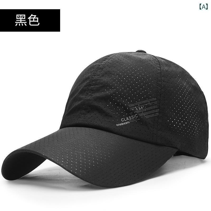 メンズ　帽子　キャップ 屋外 日焼け防止 ランニング スポーツ 帽子 メンズ 夏 フィットネス メッシュ 通気性 野球帽 大きい 頭囲 速乾 日よけ