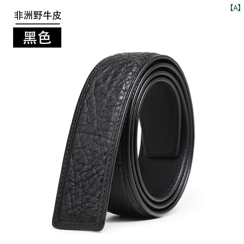 メンズ 胴締め バックル アフリカン アメリカヤギュウ 胴締め メンズ 革 御前上等 トップレイヤー 牛皮 頭顱受け答え 心地好い 自動小銃 バックル メンズベルト-ベルト・サスペンダー-バッグ・小物・ブランド雑貨