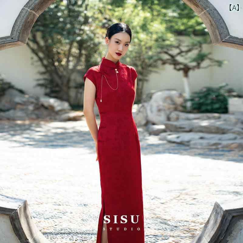 真っ赤御召しもの レディース SISU 新 瀬戸もの風  瀬戸もの 御召しもの 2024年 お嫁さん エンゲージメント 御芽出度御召しもの 分かりやすい 半袖 赤いこと 乾杯