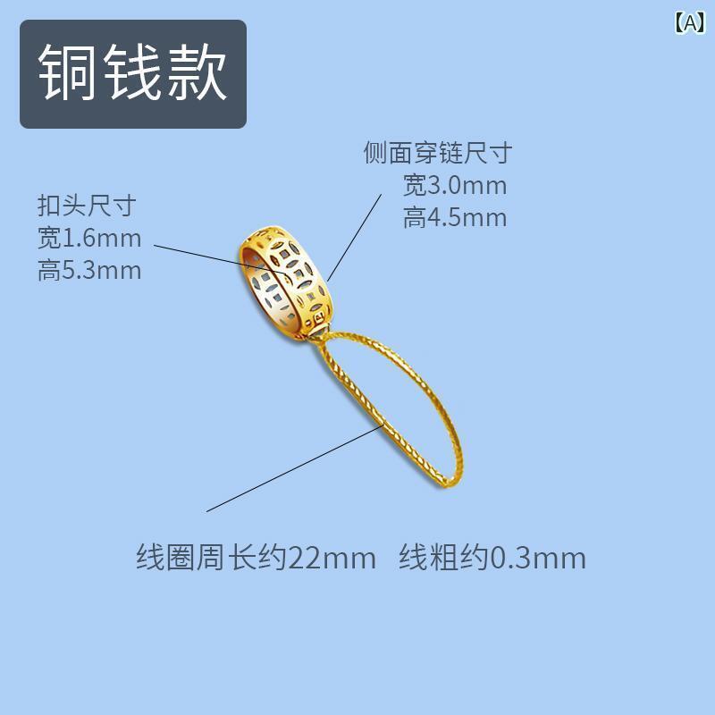 ペンダント ネックレス アクセサリー 18 K ゴールドバックル ひょうたん型 抜き ウエスト バックル スモール ピース 吊り下げ 翡翠 ゴールドペンダント