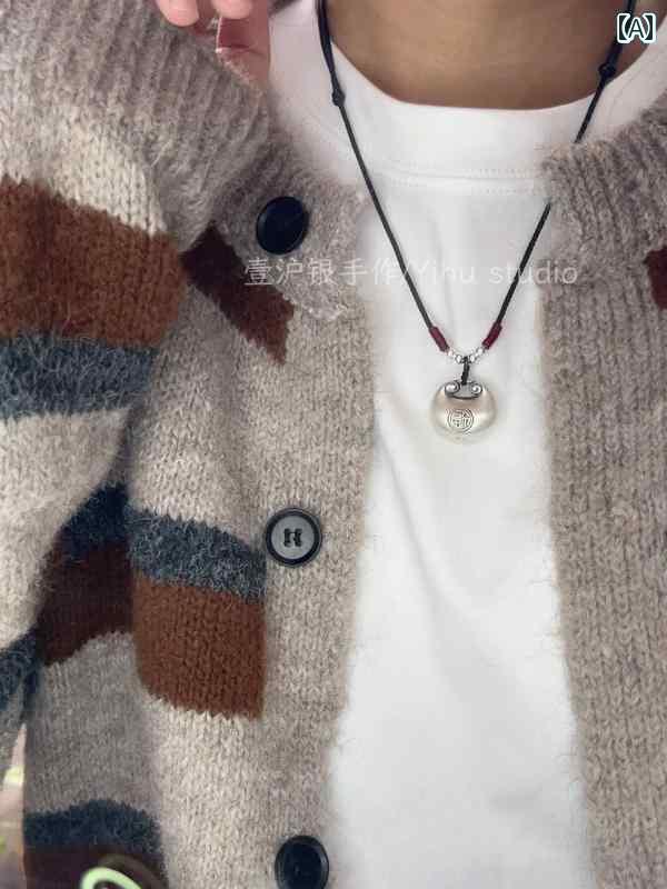 ペンダント ネックレス アクセサリー 990 スター リング シルバー ヴィンテージ オールド チャビー シルバーペンダント 編み ネックレス 男女兼用 調節可能 セーター チェーン ベビー用 6,287円