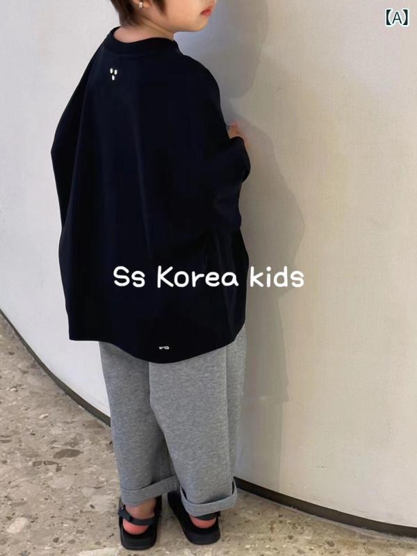 子供服　カジュアル　かわいい ボラボラ 韓国 子供服 男の子 潮 Tシャツ 春 子供 半袖中大 トップ 女性