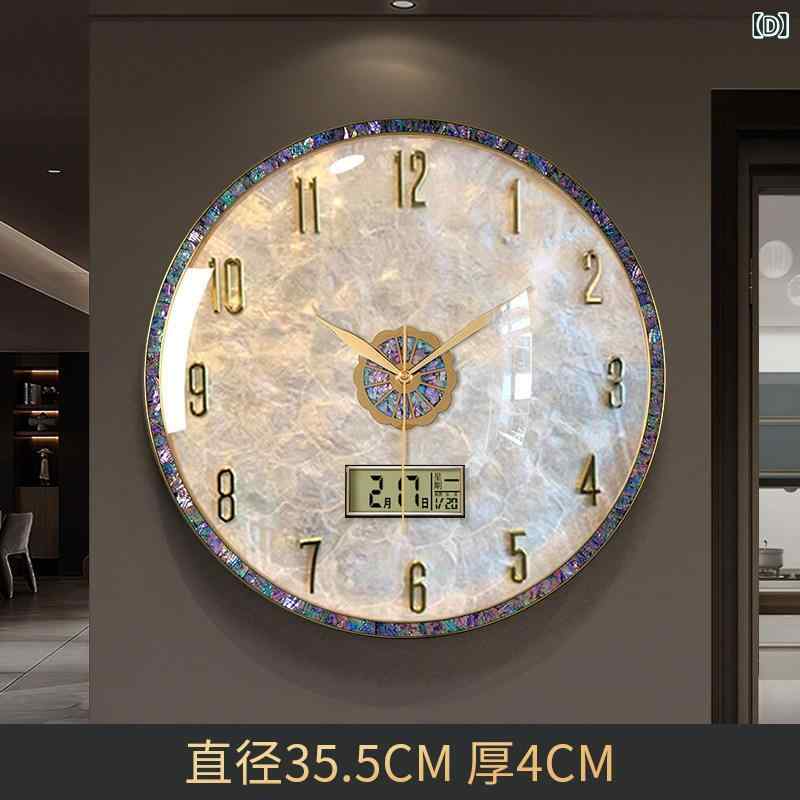 壁掛け 時計 おしゃれ 軽量 高級 シェル 壁掛け 時計 2025 モダン シンプル ホーム リビング ルーム 雰囲気の ある｜SEIYUショップ