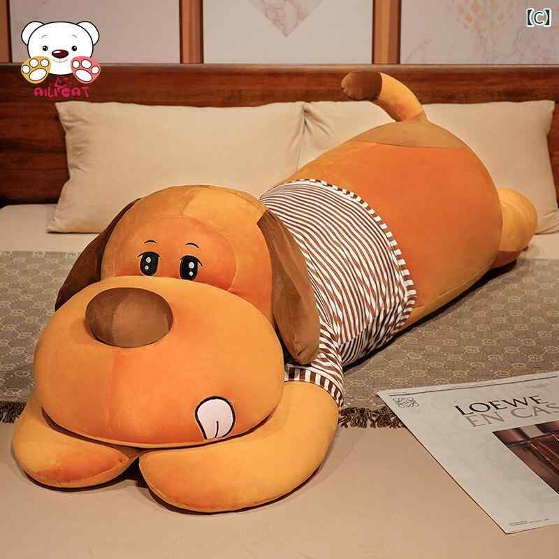 犬　ぬいぐるみ　おもちゃ かわいい パパ 犬 寝 枕 人形 女の子 抱き 男の子 大きい ぬいぐるみ