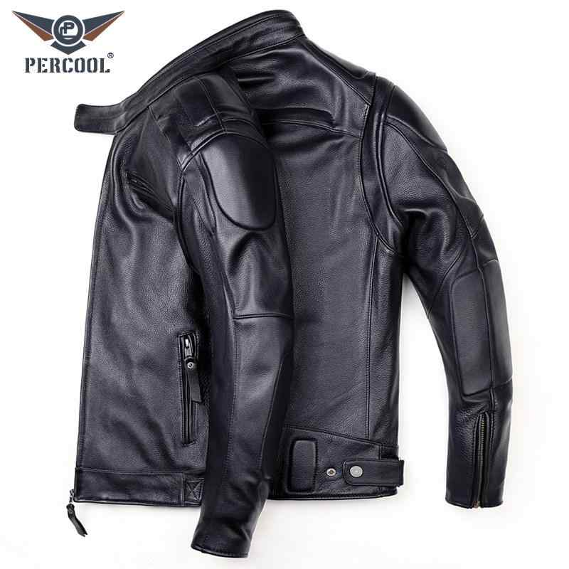 レザージャケット メンズ 男性用 アウター 本革 牛革 ライダースジャケット スタンドカラー バイク用 ウェア 秋冬用 防寒 防風 耐久性 高級感 大きいサイズ ゆったり 体型カバー 重ね着 丈夫 頑丈 通勤 普段使い カジュアル アウトドア バイカー |SEIYUショップ
