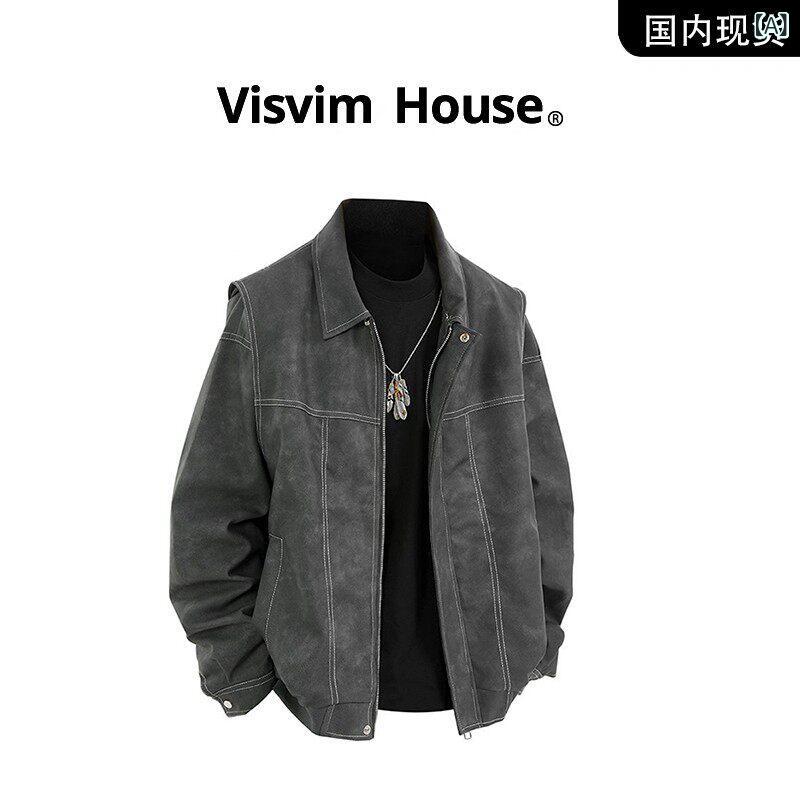 レザー ジャケット おしゃれ 【 スポット ゾーン】 VISVIM WINGS 春秋 PU レザージャケット メンズ|SEIYUショップ