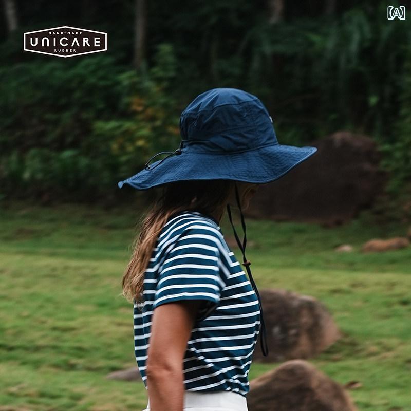 牛飼い レディース かぶり笠 UNICARE かぶり笠 男女兼用 アウトドア 山登り 旅する 日焼押しとどめる 日がさ ウエスタン 牛飼い フィッシャーマン かぶり笠 サンハット 2025