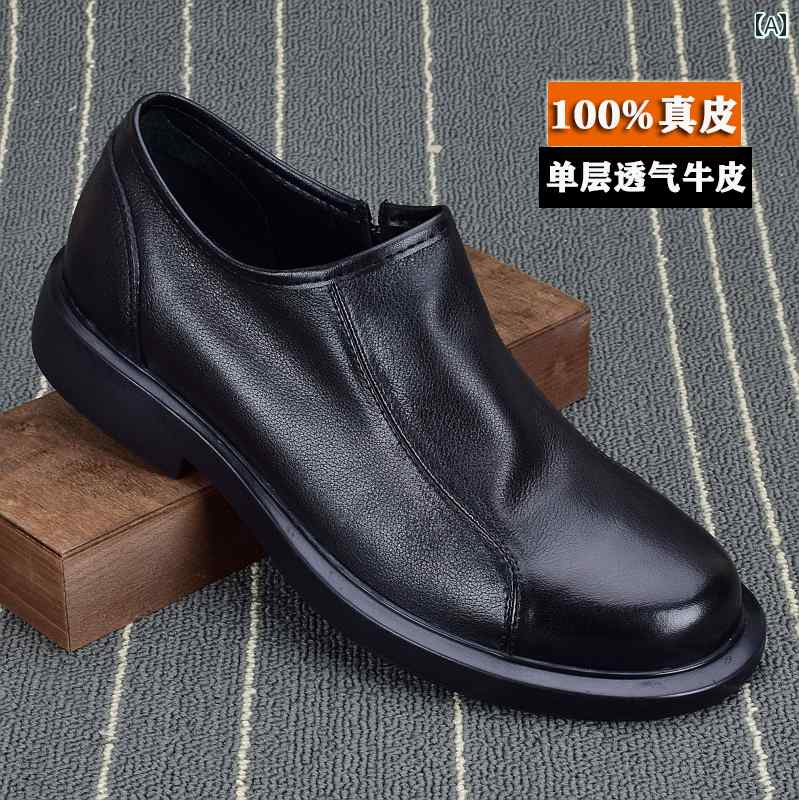 ローファー メンズ シューズ 外国 貿易 メンズシューズ 通 気性 レザー シングル レイヤー レザーシューズ メンズ ファースト レイヤー 牛 革 ショート ブーツ ローカットシューズ チェルシー ブーツ メンズ シングル シューズ