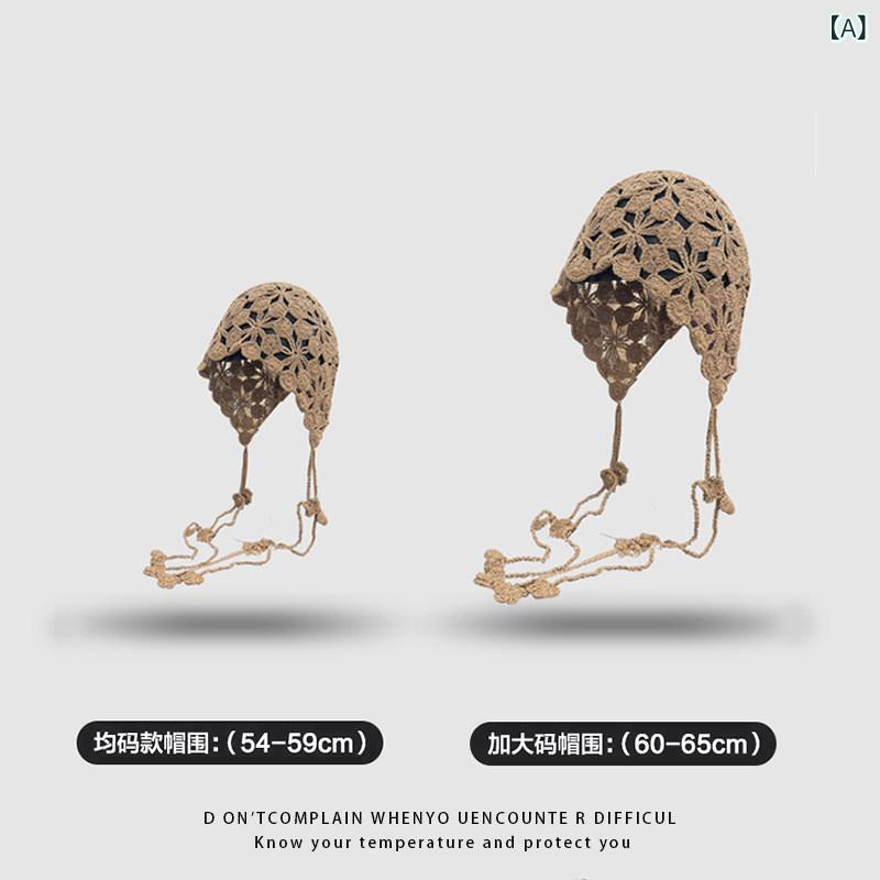 髪の毛 えり巻き ウィニー・ ロバート・エドワード・リーの 手作り がら明き 引っ掛かり 御花 タッセル 包 頭 かぶり笠 お上さん用 ボヘミアン 表現スタイルの 通 人となり 編み物 えり巻き かぶり笠